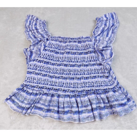 Ophelia Roe Tops - Ophelia Roe Top 2X Peplum Smock Beach Coastal Boho Cottage (BUNDLE PRICE $5)